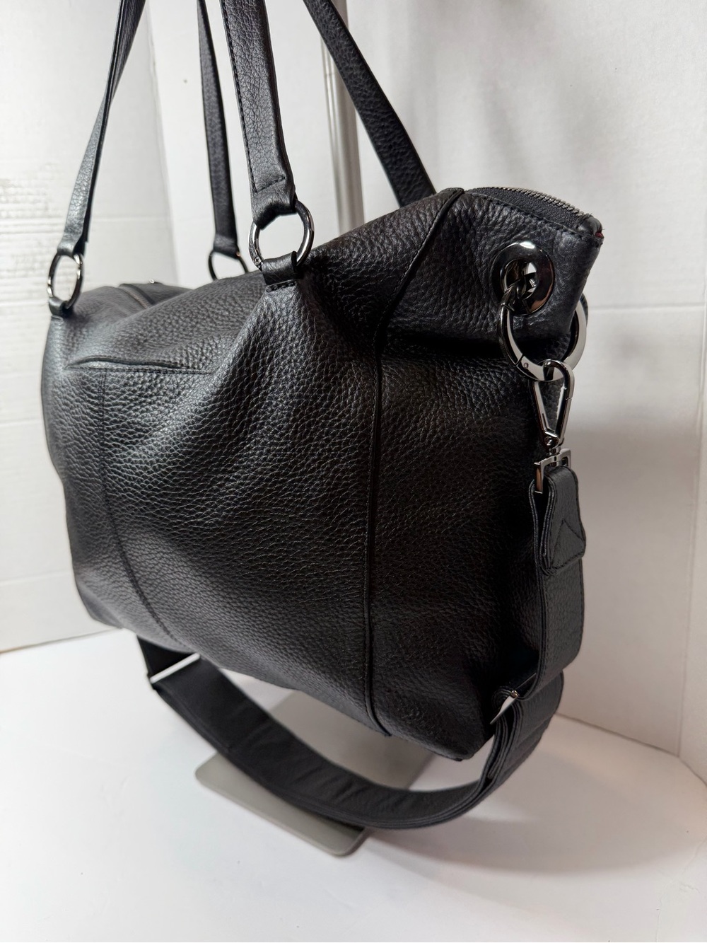 HAMMIT DANIEL MED GUNMETAL BLACK WITH STRAP $675 - Picture 5 of 9